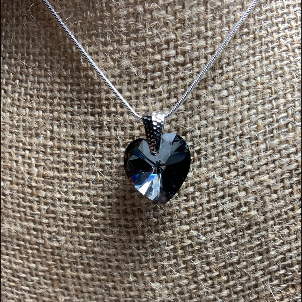 Handmade Swarovski “Rainbow Dark/Silver Night”